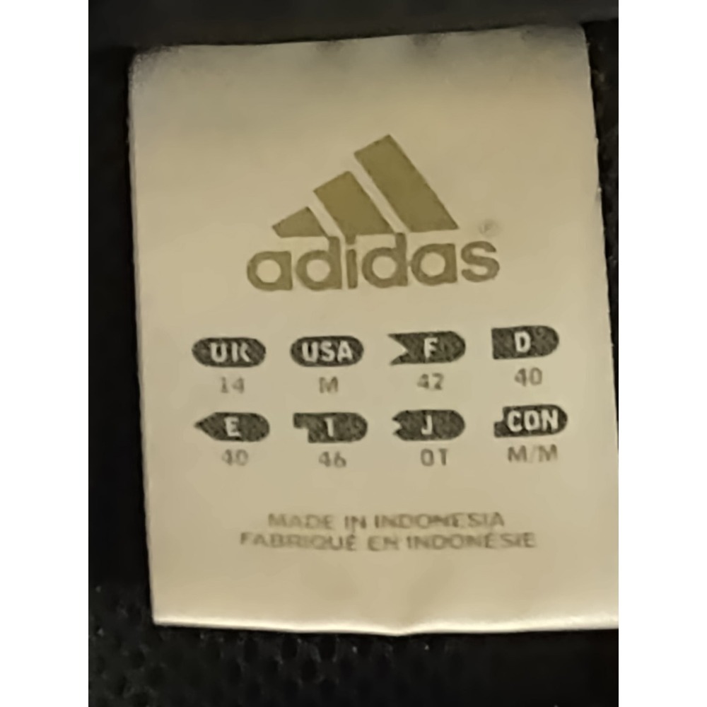 Adidas Black Windbreaker, Jacket, Men's Size M, Beach, Running, Office, Striped - Picture 4 of 8